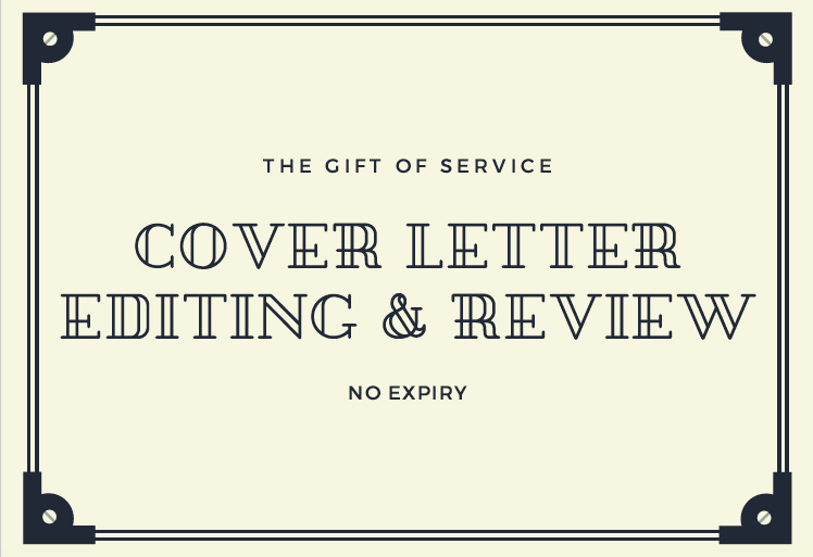 Cover Letter Editing & Review